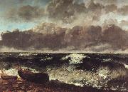 Gustave Courbet The Wave Norge oil painting reproduction